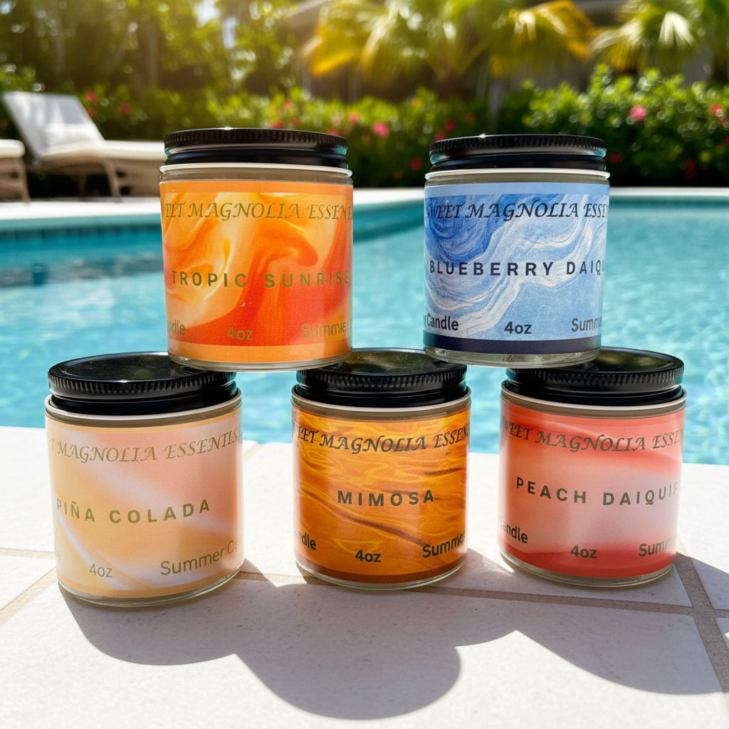 Summer Cocktail 4oz Soy Wax Candle
