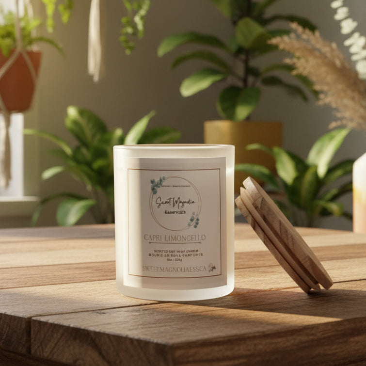 "Capri Limoncello" 8oz Soy Wax Candle