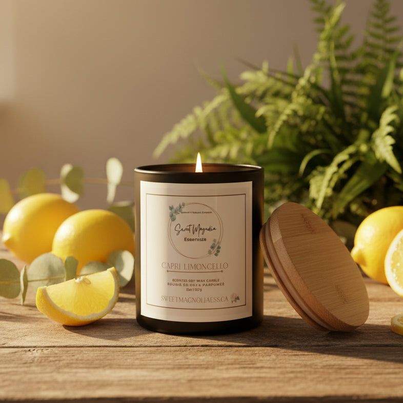 "Capri Limoncello" 8oz Soy Wax Candle