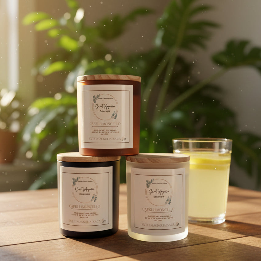 "Capri Limoncello" 8oz Soy Wax Candle