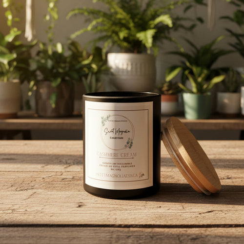 "Cashmere Cream" 8oz Soy Wax Candle