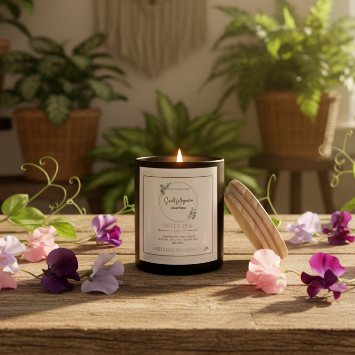 "Sweet Pea" 8oz Soy Wax Candle