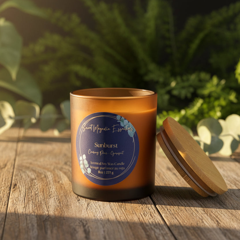"Sunburst" 8oz Soy Wax Candle